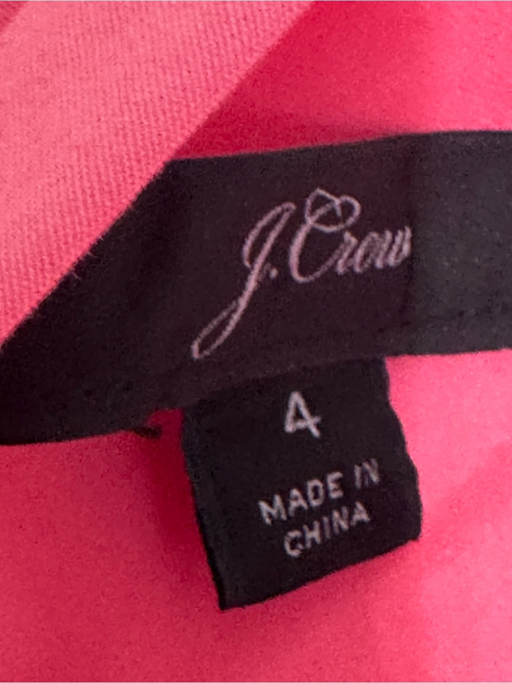 J. Crew Wrap Tie Sash V-Neck Pink Coral Poplin Wide Leg Jumpsuit Size 4 - Picture 6 of 9